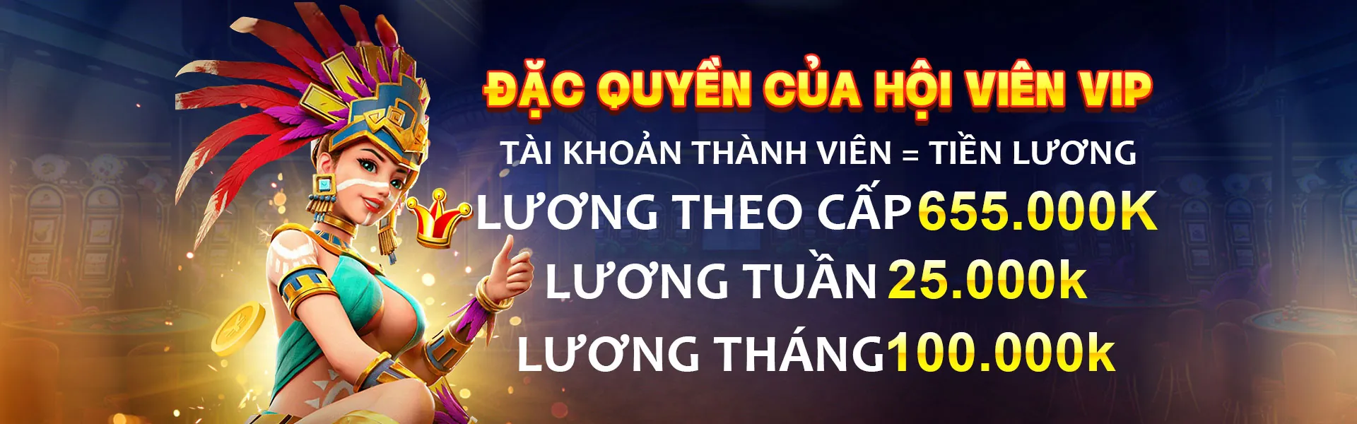 Hình ảnh Câu lạc bộ VIP của vipwin casino với các đặc quyền độc quyền